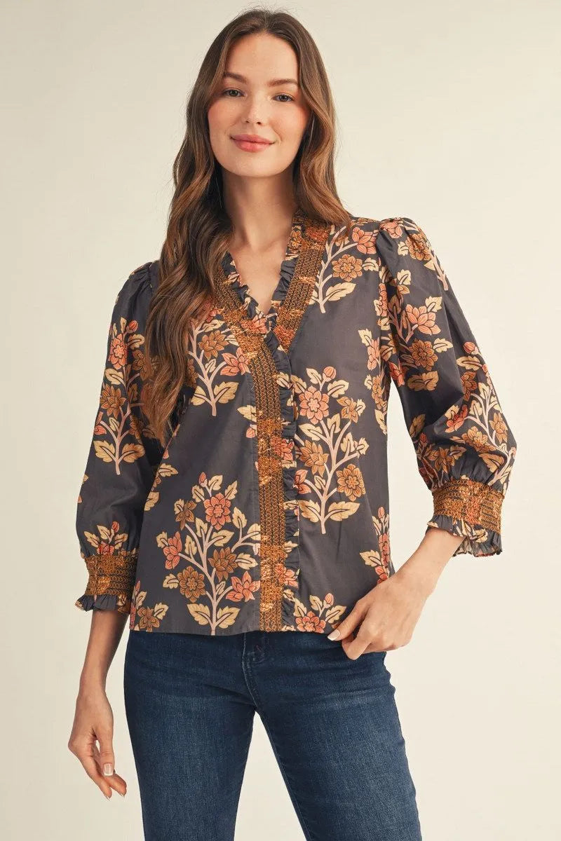 Falling For Florals Top