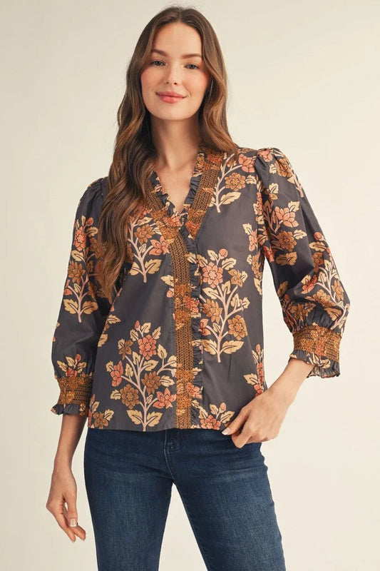 Falling For Florals Top