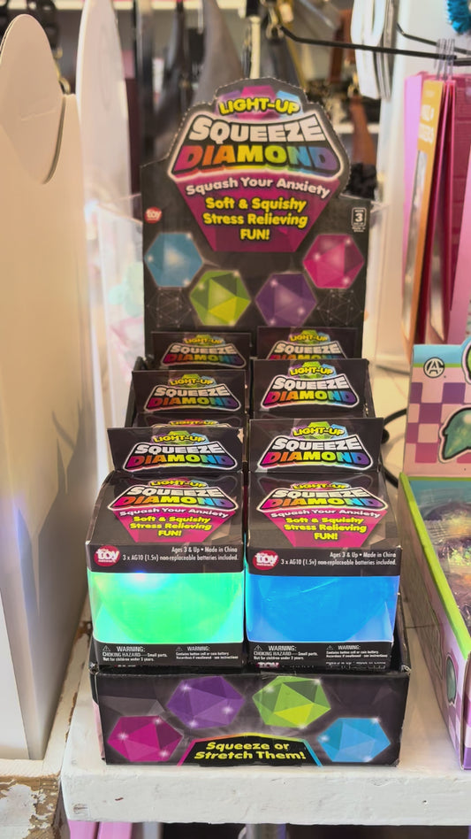 Light Up Diamond Shaped Squishy