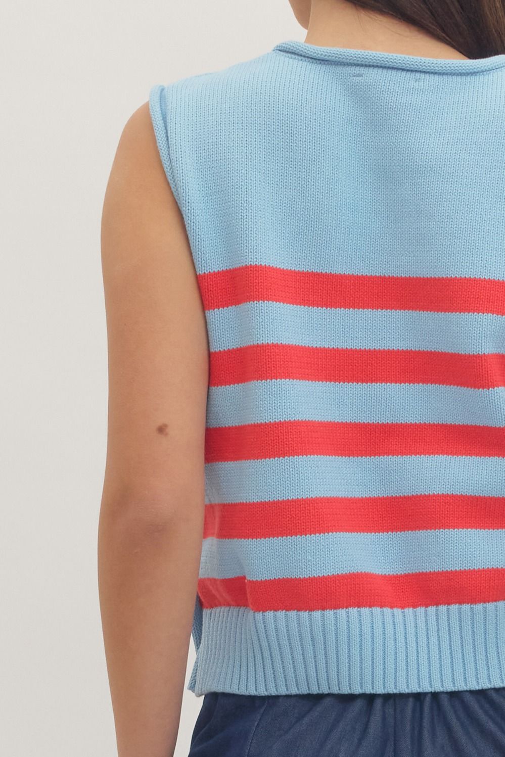 Striped Knit Tank Top