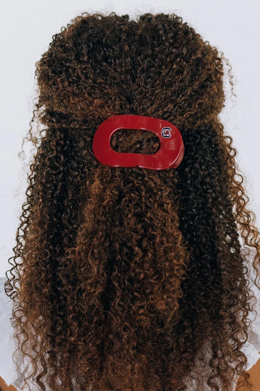 University of South Carolina Flat Round Hair Clip