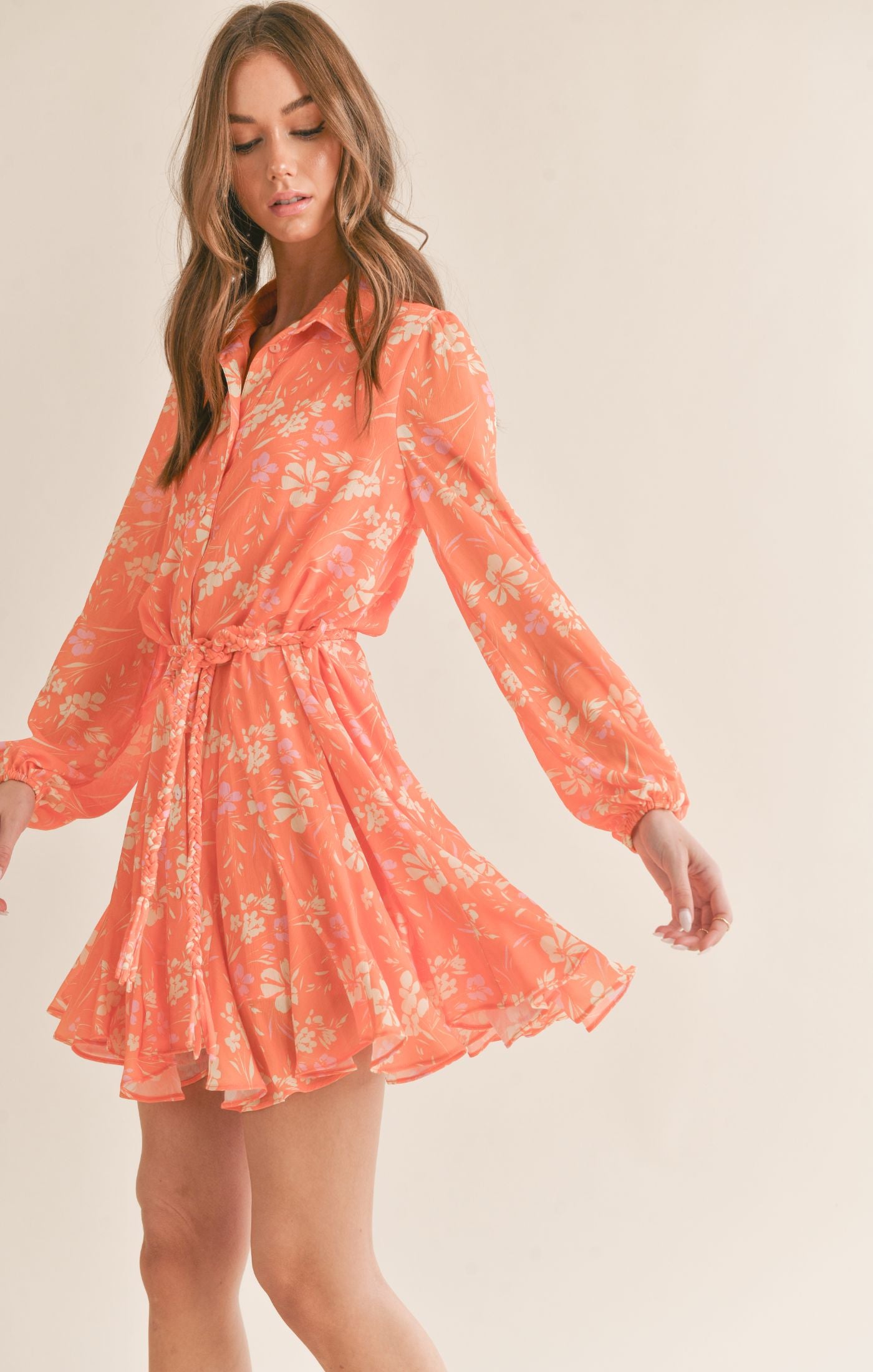 Manderin Floral Escape Dress