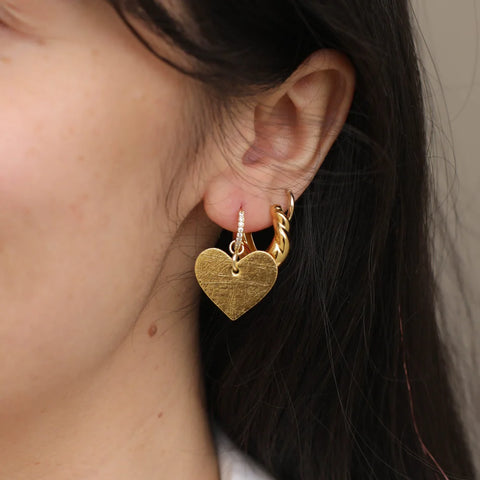 Vintage Gold Pavé Quinn Earrings
