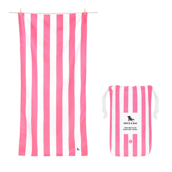 Quick Dry Towels - Cabana Phi Phi Pink