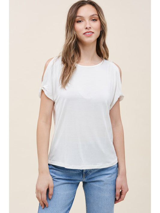 The Twisted Cold Shoulder Top