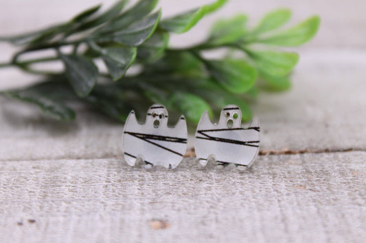 Mummy Ghosts Stud Earrings