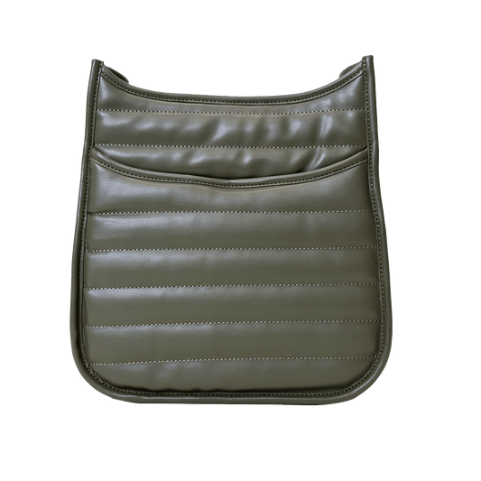 Sarah Quilted Faux Leather Messenger