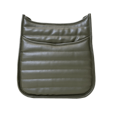 Sarah Quilted Faux Leather Messenger