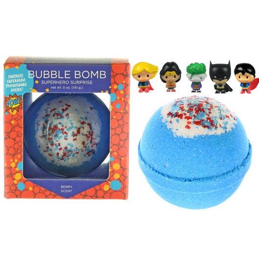 Superhero Bath Bombs for Kids with Toy Surprises