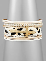 Cross & Animal Magnetic Bracelet