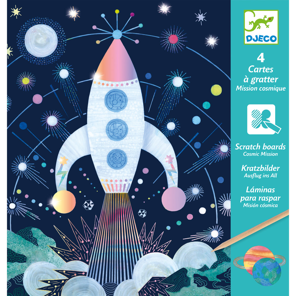 Scratch Boards Cosmic Mission