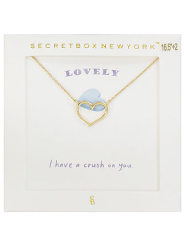 Girls Secret Box Heart Necklace