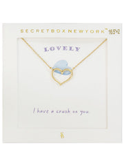 Girls Secret Box Heart Necklace