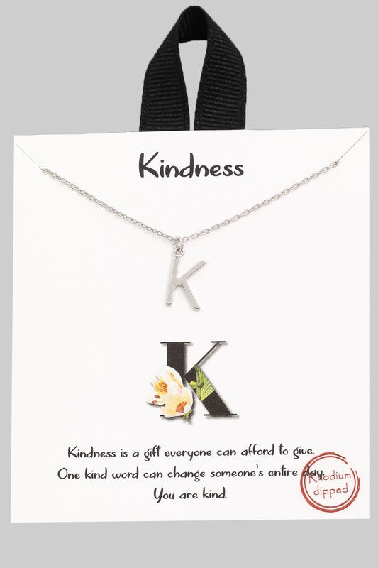 Gold Dipped Initial Necklace