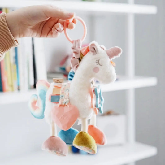 Link & Love™ Activity Plush Unicorn with Teether Toy