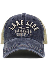 LAKE LIFE Mesh Vintage Baseball Cap