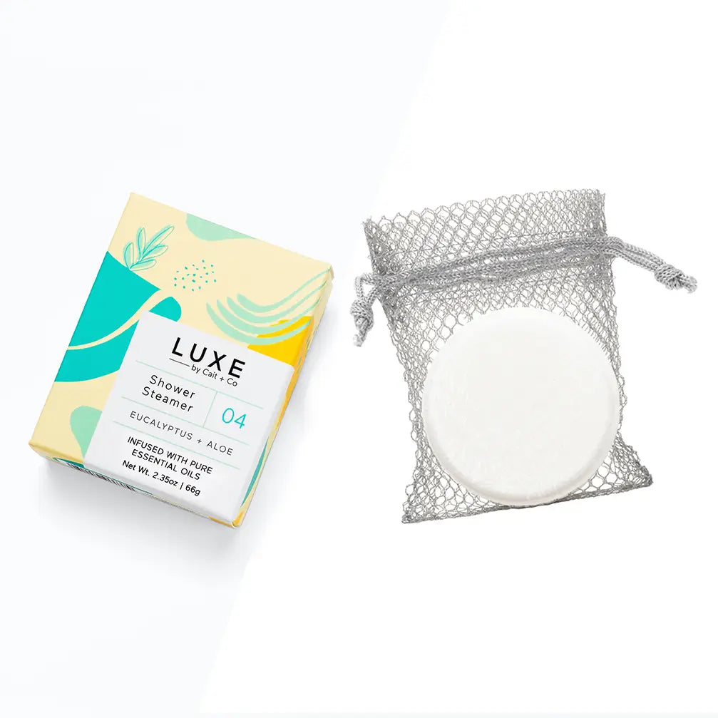 Luxe Honey + Almond Shower Steamer Fizzy Bomb
