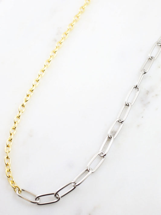 Maynooth Two Tone Chain Necklace