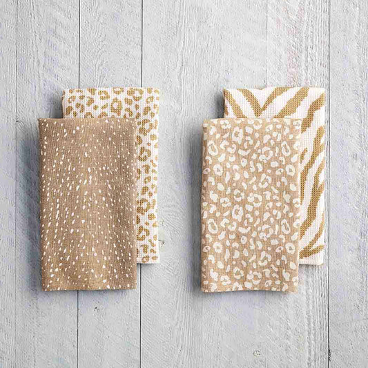 Animal Print Hand Towels