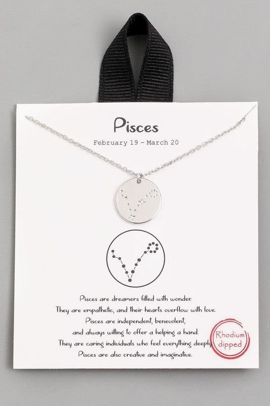 Gold Dipped Zodiac Necklace