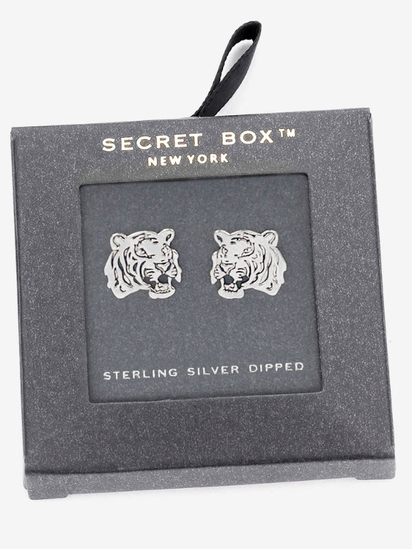 Secret Box Tiger Stud Earring