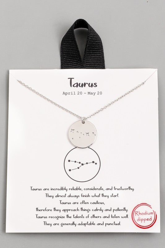 Gold Dipped Zodiac Necklace