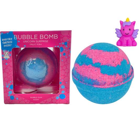 Unicorn Bath Bombs for Kids with Toy Surprises